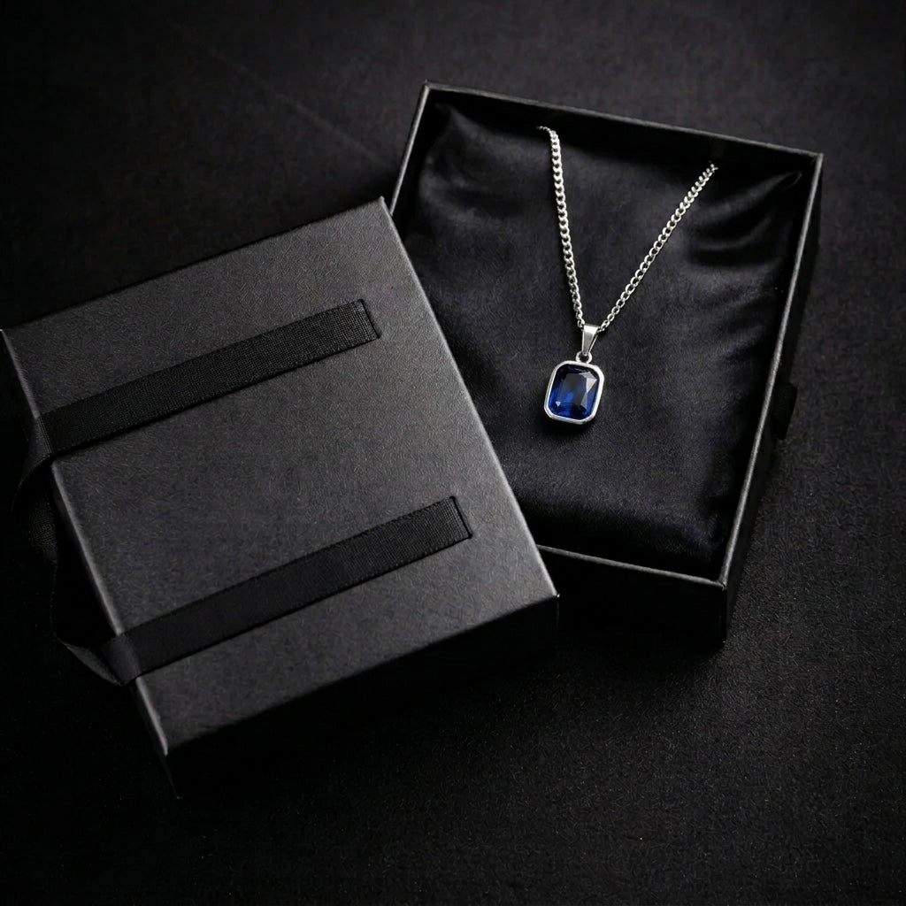 Midnight Sapphire Necklace